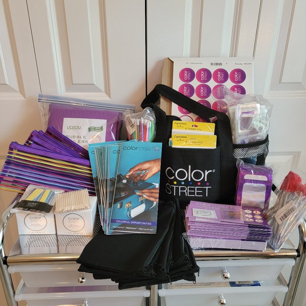 Color Street Tote & Stylist Supplies